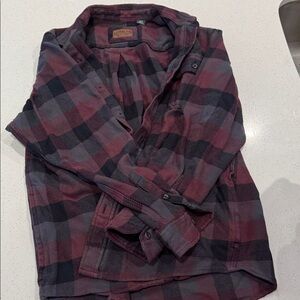 Orvis Red and Black Checkered Men's Shirt